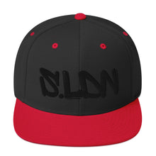 Load image into Gallery viewer, S.LDN Signature Snapback – Bold Black Embroidered, Unisex - iT'S A LDN FiNG.