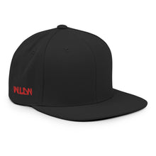 Load image into Gallery viewer, W.LDN Side Red Embroidered Snapback Cap – Unisex - iT'S A LDN FiNG.
