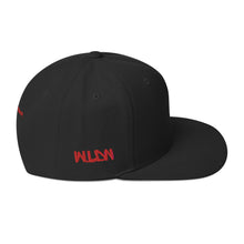 Load image into Gallery viewer, W.LDN Side Red Embroidered Snapback Cap – Unisex - iT'S A LDN FiNG.