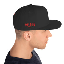 Load image into Gallery viewer, W.LDN Side Red Embroidered Snapback Cap – Unisex - iT'S A LDN FiNG.