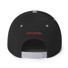 Load image into Gallery viewer, S.LDN Side Red Embroidered Snapback Cap – Unisex - iT'S A LDN FiNG.