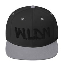 Load image into Gallery viewer, W.LDN Signature Black Snapback – Bold Embroidered, Unisex - iT'S A LDN FiNG.