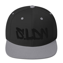 Load image into Gallery viewer, S.LDN Signature Snapback – Bold Black Embroidered, Unisex - iT'S A LDN FiNG.
