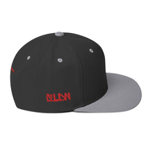 Load image into Gallery viewer, S.LDN Side Red Embroidered Snapback Cap – Unisex - iT'S A LDN FiNG.