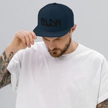 Load image into Gallery viewer, S.LDN Signature Snapback – Bold Black Embroidered, Unisex - iT'S A LDN FiNG.