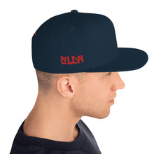Load image into Gallery viewer, E.LDN Side Red Embroidered Snapback Cap – Unisex - iT'S A LDN FiNG.