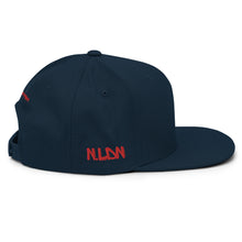 Load image into Gallery viewer, N.LDN Side Red Embroidered Snapback Cap – Unisex - iT'S A LDN FiNG.