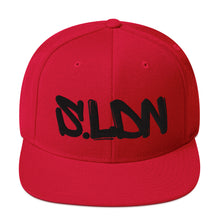 Load image into Gallery viewer, S.LDN Signature Snapback – Bold Black Embroidered, Unisex - iT'S A LDN FiNG.