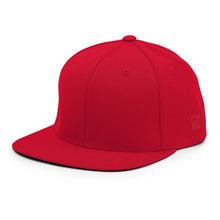 Load image into Gallery viewer, Signature Red Embroidered Unisex Snapback Cap - iT'S A LDN FiNG.