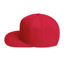 Load image into Gallery viewer, Signature Red Embroidered Unisex Snapback Cap - iT'S A LDN FiNG.