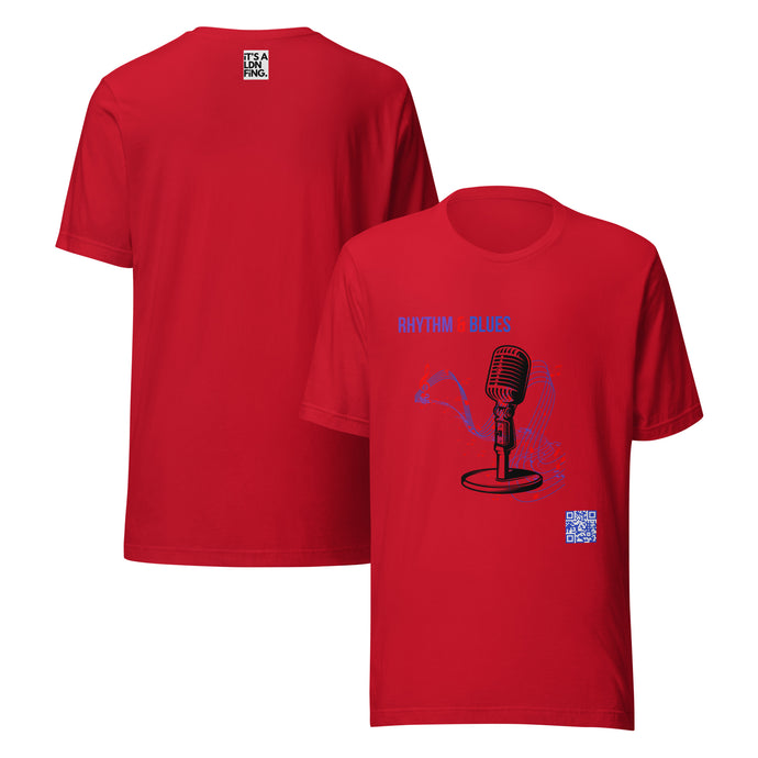 🎶 QR-ATED - Rhythm & Blues Tee – A-side Dance / B-side Soothe Adult Unisex T-shirt - iT'S A LDN FiNG.