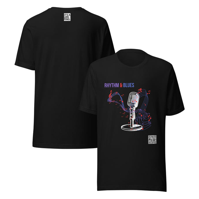 🎶 Rhythm & Blues Tee – A-side Dance / B-side Soothe Adult Unisex T-shirt - iT'S A LDN FiNG.