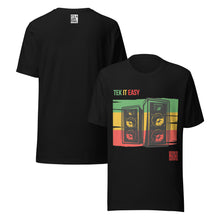 Load image into Gallery viewer, 🌴 QR-ATED - Take It Easy Tee – A-side Wind Up / B-side Wind Down Adult Unisex T-shirt - iT&#39;S A LDN FiNG.
