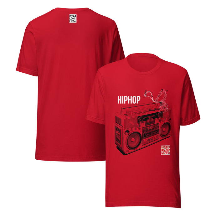 🔊 QR-ATED  - Hip-Hop Tee – A-side/B-side Classics Adult Unisex T-shirt - iT'S A LDN FiNG.