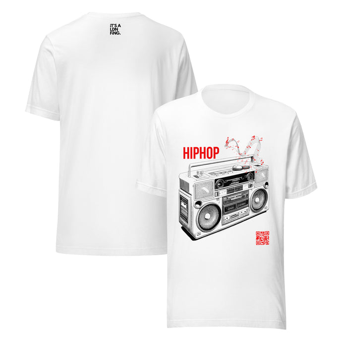🔊 QR-ATED - Hip-Hop Tee – A-side/B-side Classics Adult Unisex T-shirt - iT'S A LDN FiNG.