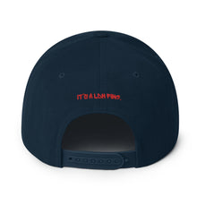 Load image into Gallery viewer, From The Endz E.LDN Red Embroidered Unisex Snapback Cap
